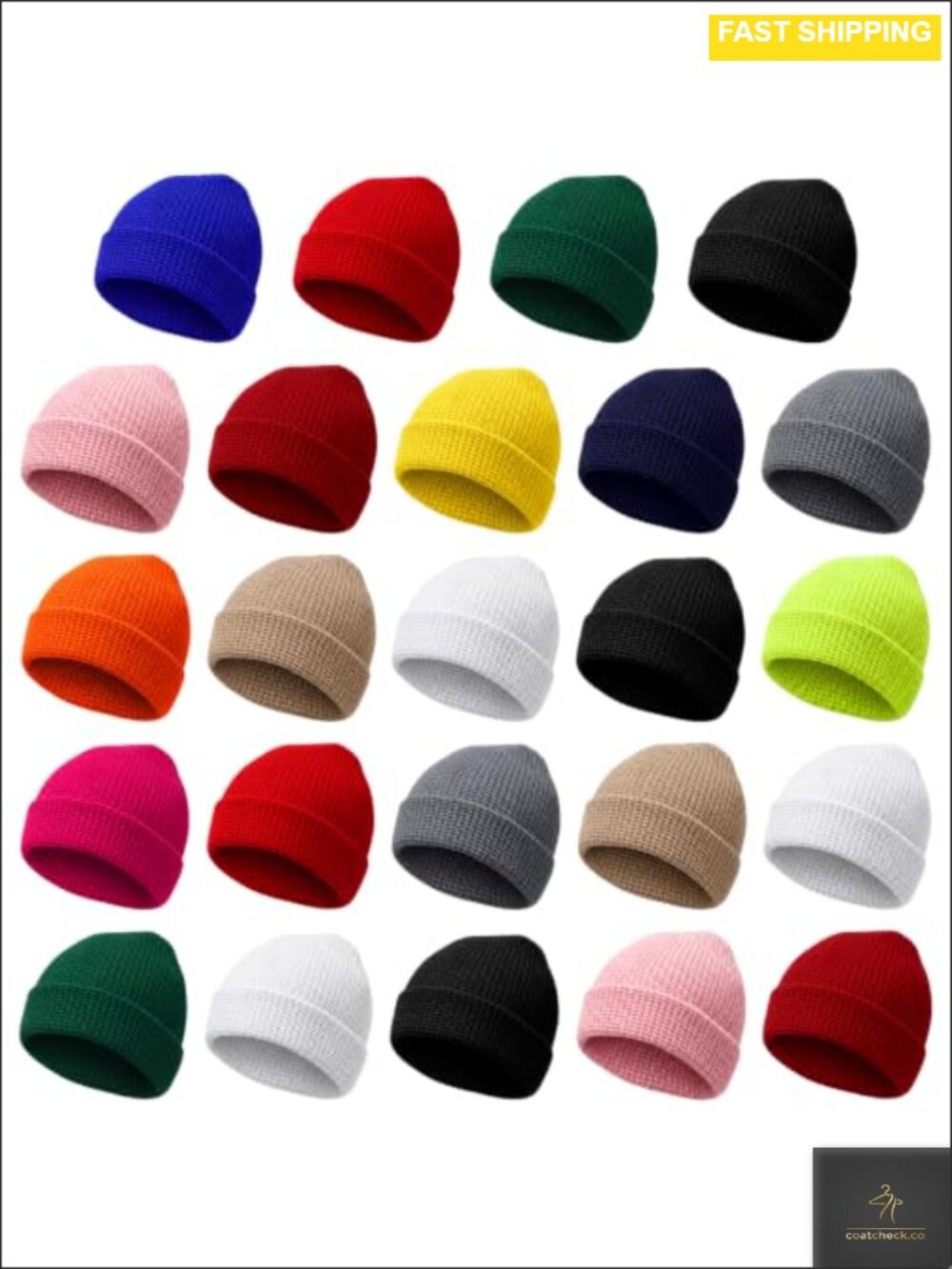 Knit Beanie Cuffed Skull Cap Warm Winter Hat Cozy Unisex